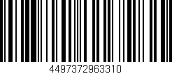 Código de barras (EAN, GTIN, SKU, ISBN): '4497372963310'
