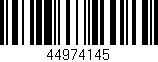 Código de barras (EAN, GTIN, SKU, ISBN): '44974145'