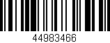 Código de barras (EAN, GTIN, SKU, ISBN): '44983466'