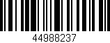 Código de barras (EAN, GTIN, SKU, ISBN): '44988237'