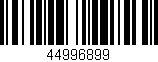 Código de barras (EAN, GTIN, SKU, ISBN): '44996899'
