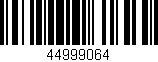 Código de barras (EAN, GTIN, SKU, ISBN): '44999064'