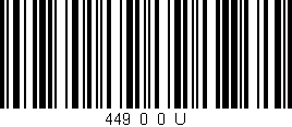 Código de barras (EAN, GTIN, SKU, ISBN): '449_0_0_U'