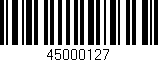 Código de barras (EAN, GTIN, SKU, ISBN): '45000127'