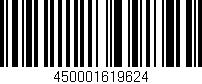 Código de barras (EAN, GTIN, SKU, ISBN): '450001619624'