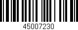 Código de barras (EAN, GTIN, SKU, ISBN): '45007230'