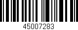 Código de barras (EAN, GTIN, SKU, ISBN): '45007283'