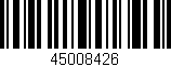 Código de barras (EAN, GTIN, SKU, ISBN): '45008426'