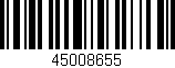 Código de barras (EAN, GTIN, SKU, ISBN): '45008655'
