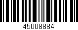 Código de barras (EAN, GTIN, SKU, ISBN): '45008884'