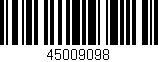 Código de barras (EAN, GTIN, SKU, ISBN): '45009098'