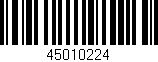 Código de barras (EAN, GTIN, SKU, ISBN): '45010224'