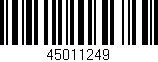 Código de barras (EAN, GTIN, SKU, ISBN): '45011249'