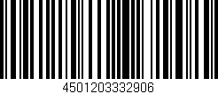 Código de barras (EAN, GTIN, SKU, ISBN): '4501203332906'