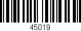 Código de barras (EAN, GTIN, SKU, ISBN): '45019'