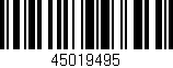Código de barras (EAN, GTIN, SKU, ISBN): '45019495'