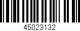 Código de barras (EAN, GTIN, SKU, ISBN): '45023132'