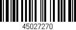 Código de barras (EAN, GTIN, SKU, ISBN): '45027270'