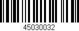 Código de barras (EAN, GTIN, SKU, ISBN): '45030032'