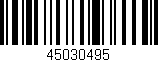 Código de barras (EAN, GTIN, SKU, ISBN): '45030495'