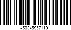 Código de barras (EAN, GTIN, SKU, ISBN): '4503459571191'