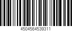 Código de barras (EAN, GTIN, SKU, ISBN): '4504564539311'