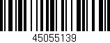 Código de barras (EAN, GTIN, SKU, ISBN): '45055139'