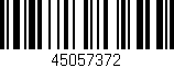 Código de barras (EAN, GTIN, SKU, ISBN): '45057372'