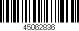 Código de barras (EAN, GTIN, SKU, ISBN): '45062836'