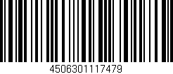 Código de barras (EAN, GTIN, SKU, ISBN): '4506301117479'