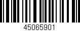 Código de barras (EAN, GTIN, SKU, ISBN): '45065901'