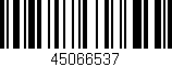 Código de barras (EAN, GTIN, SKU, ISBN): '45066537'