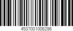 Código de barras (EAN, GTIN, SKU, ISBN): '4507001008296'