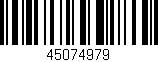 Código de barras (EAN, GTIN, SKU, ISBN): '45074979'