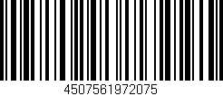 Código de barras (EAN, GTIN, SKU, ISBN): '4507561972075'