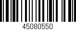 Código de barras (EAN, GTIN, SKU, ISBN): '45080550'