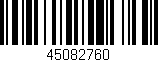 Código de barras (EAN, GTIN, SKU, ISBN): '45082760'