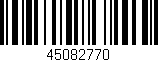 Código de barras (EAN, GTIN, SKU, ISBN): '45082770'