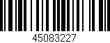 Código de barras (EAN, GTIN, SKU, ISBN): '45083227'