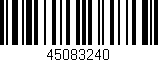 Código de barras (EAN, GTIN, SKU, ISBN): '45083240'
