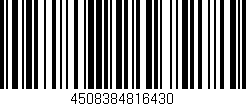 Código de barras (EAN, GTIN, SKU, ISBN): '4508384816430'