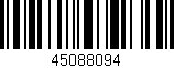 Código de barras (EAN, GTIN, SKU, ISBN): '45088094'