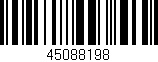 Código de barras (EAN, GTIN, SKU, ISBN): '45088198'