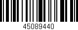 Código de barras (EAN, GTIN, SKU, ISBN): '45089440'