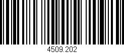 Código de barras (EAN, GTIN, SKU, ISBN): '4509.202'