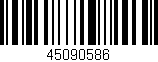 Código de barras (EAN, GTIN, SKU, ISBN): '45090586'