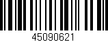 Código de barras (EAN, GTIN, SKU, ISBN): '45090621'