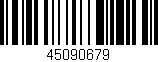 Código de barras (EAN, GTIN, SKU, ISBN): '45090679'