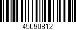 Código de barras (EAN, GTIN, SKU, ISBN): '45090812'