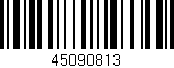 Código de barras (EAN, GTIN, SKU, ISBN): '45090813'